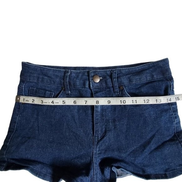 Forever 21 blue jean denim shorts sz 28 - Picture 9 of 12